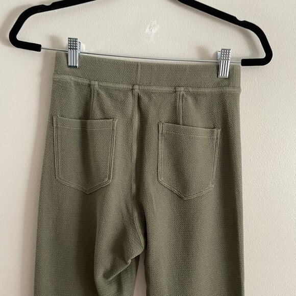 Offline By Aerie Women M Olive Green PartyFavor High Waisted Flare Legging - Picture 7 of 10